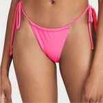 Good American Tiny Ties Bikini Bottom 5 2XL Women’s Hot Pink NWT GSW0151. Photo 0
