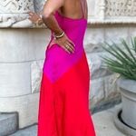 CUSHNIE x Target Two Tone Slip Dress Red Size 6 Photo 1