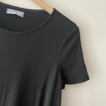Urban Outfitters Black Basic Flowy T-Shirt Ribbed Dress XS Photo 1