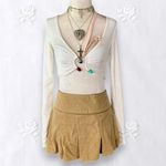 Oh Polly NEW Ula Hardware Stone Detail Cream White Soft Crop Top Size O / XS Photo 1