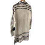 Lucky Brand Size Large Sweater LONG sleeved Tribal Taupe Olive Cardigan NWT Photo 6