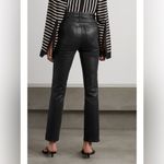 Paige Cindy High Rise Straight Leg Luxe Coated Denim Jean Size 33 Photo 3