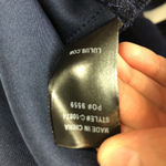 Lulus LULU’s Blue Sheer Determination Navy Blue Mesh Skater Dress Small New With Tags Photo 9