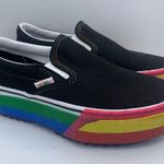 Vans unisex sprinkle platform rainbow slip on sneakers Womens 7, Mens 5.5 Photo 1