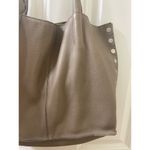 Hammitt  Oliver Tote style gray  color two different touch soft leather Photo 14