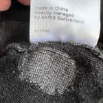 Akris Punto  Sweater Womens 2 Wool Jacquard Mock Neck Gray Black Spotted Pullover Photo 8