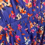 BeachLunchLounge side cut out midi dress XXL BLUE FLORAL Photo 7