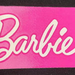 Barbie Dream Car Classic Logo Hoodie Black Pink Logo Patch Medium NEW NWT Photo 1