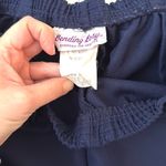 Women’s Size 8 Navy Blue Slacks Dress Pants Elastic Waist Straight Cut Photo 1