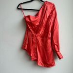 Cinq à Sept NWT Cinq A Sept Stace 100% Silk Elegant One Shoulder Twist Wedding Party Size XS Photo 1