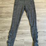 Athleta Chaturanga Criss Cross Cut Out Ribbon Leggings Pockets Size XS Photo 2
