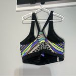 VSX Victoria's Secret Sport Front Closure Underwire Colorful Sports Bra 34D Black Size undefined Photo 2