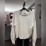 Princess Polly  Cream Crew Neck Sweater Photo 3