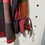 Moderato Checkered Plaid Top Size M Red Size M Photo 1