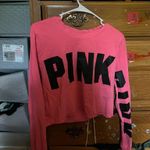 PINK - Victoria's Secret Universal thread crew and pink vintage crop bundle  Photo 0