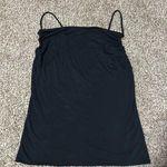 Free People  Intimately Black Tank Top with scrunched sides Size S Photo 0