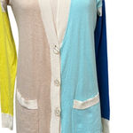VILAGALLO Color Block Long Line V Photo 0