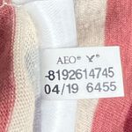 American Eagle  Women’s Striped Short Sleeve Top - Size Medium - EUC Photo 4