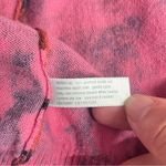 Fashion Bug Imperfect rose cardigan 100% cotton ribbed hem & cuffs square shiny buttons Photo 12