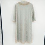 ODETTE BARSA Womens Vintage Coquette Blue Lace Bow Robe Duster Gown House Dress Size M Photo 10
