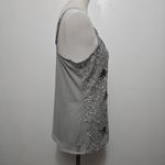 Mixit Y2K Sequin Embellished Tank Top B Beaded Detail Boho Chic L Glam Photo 3