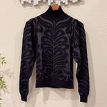 Keepsake the Label Said it High Neck Knit Sweater Top Size S Preowned Black Photo 1