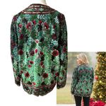 SUPER RARE 80'S VTG. JEANETTE FOR ST. MARTEN BEADED PARTY FORMAL JACKET S/M‎ Green Photo 9