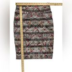 LuLaRoe Cassie Pencil Skirt Multicolor Paisley Striped Design Size Med Career Photo 3