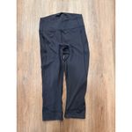 Lululemon ‎ Black High Rise Crop Leggings Yoga Running Workout Pants Size 8 Photo 1