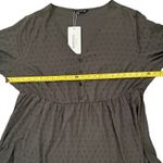 Bloomchic Green Dotted Long Sleeve Babydoll Shirt Size 22/24 Photo 2