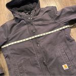 Carhartt Sandstone Berkley Jacket XL Sherpa Cotton Blue Worn Rugged Barn Coat Photo 14