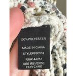 Moon & Madison Confetti Crocheted Chenille Open Front Cardigan White Size Large Photo 6