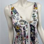 Angie  Sleeveless‎ Shoulder Tie Floral Boho Dress Photo 2