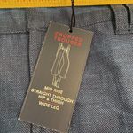 CHAPS  Cropper Trouser Pants size 14 color blue linen pants inseam 23” Photo 8