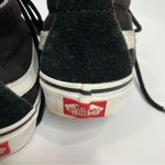 Vans Sk8 mid high top sneakers rose thorns embroidered black red women’s size 8 Photo 4