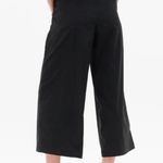 Athleta ST Midday Mid Rise Crop Poplin Wide Leg Pant Black Small Tall Photo 2