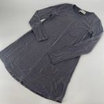 Abercrombie & Fitch Gray Acid Wash T Shirt Dress Photo 0