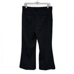 Madewell NWT  Kick Out Crop Pants in Wool-Blend Twill in Black - Size 4 Photo 3