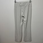 Lululemon NEW  Brushed Softstreme Ribbed Zip Flared Pant Size 12 NWOT bone cream Photo 4
