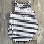 LA Hearts  Blue and White Striped Tank Top Size Medium. Photo 3