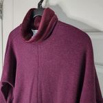 Athleta Cozy Karma Funnel Neck Sweatshirt Fleece Burgundy Pullover Top, Size S Photo 2