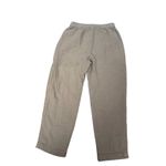 Madewell Gauze Pants Linen Blend Button Fly Taupe Size S Coastal Minimalist Photo 1