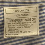 Ariat  Womens Fitted Western Shirt XL‎ Blue White Striped Long Sleeve Button Down Photo 10