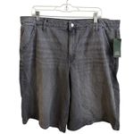 Wild Fable  Denim Mid Rise 90s Skater Jorts Shorts 16 Women’s Gray Photo 1