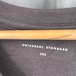 Universal Standard V Rex Long Sleeve Top Slate Grey Size 4XS / 00-0 New Photo 5