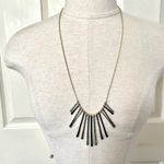 Multicolor gold tone " stick" Necklace Photo 1