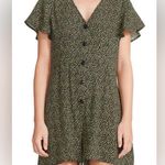 🌺NWT BB DAKOTA STEVE MADDEN BLACK AND YELLOW FLORAL ROMPER SIZE X Photo 0