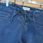 Frame  Le Bell Crop Lace Up Jeans Size 28 Photo 2