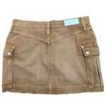 RE/DONE Denim Women’s Size 28 Travertino Khaki Brown Cargo Jean Mini Skirt Photo 4