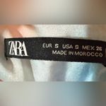 ZARA  Pastel Tie-Dye Satin Side Ruched Midi‎ Slip Dress Size Small Insta Fav NEW Photo 12